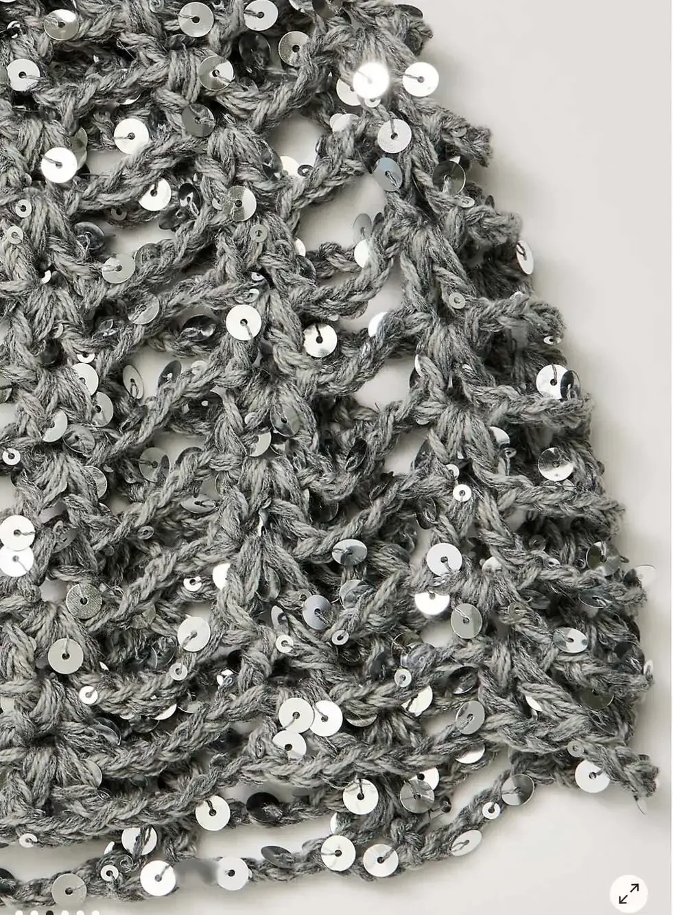 Mila Sequin Disco Crochet Skull Cap